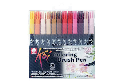 Image of Koi Brush Pen Set 24St bei JUMBO