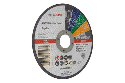 Image of Bosch Grau Trennscheibe Rapido gerade bei JUMBO
