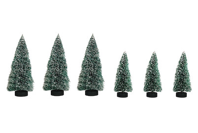 Image of Deko-Tannenbäumchen beschneit, 5+7cm sort., SB-Btl 8Stück bei JUMBO