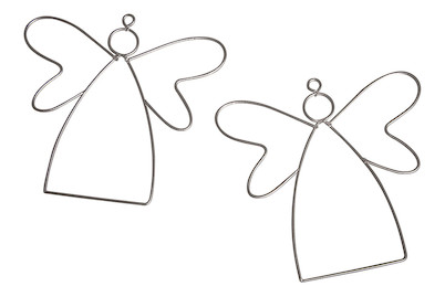 Image of Draht Engel, 13x12cm, SB-Btl 2Stück bei JUMBO