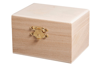 Image of Holz-Schatulle, FSC Mix Credit, 9x7x6cm bei JUMBO