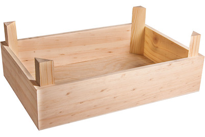 Image of Holzkasten Latten-Optik, FSC 100%, 28x19x10cm bei JUMBO