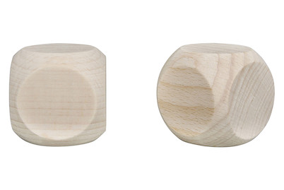 Image of Holzwürfel FSC 100%, 40x40mm, SB-Btl 2Stück bei JUMBO