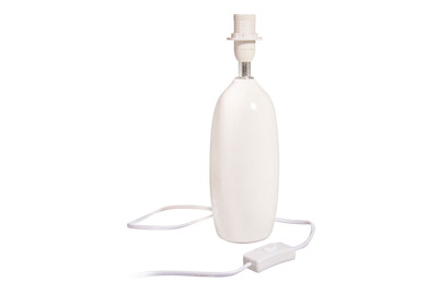 Image of Keramik Lampenfuss Helsinki , Vde, 27,5cm, 2m Kabel, Schalter, E14 Fassung bei JUMBO