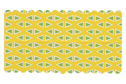 Image of Lasche zum Verschliessen v. Papiertütchen, gelb/grün Dreieck, SB-Btl 10Stück bei JUMBO