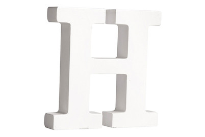 Image of Mdf- Buchstabe H, weiss, 11cm, Stärke 2cm bei JUMBO