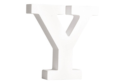 Image of Mdf- Buchstabe Y, weiss, 11cm, Stärke 2cm bei JUMBO