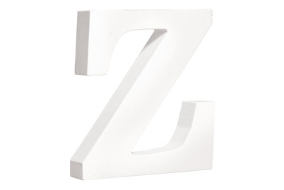 Image of Mdf- Buchstabe Z, weiss, 11cm, Stärke 2cm bei JUMBO
