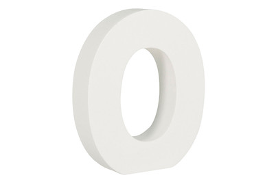 Image of Mdf- Nummer 0 , weiss, 11cm, Stärke 2cm bei JUMBO