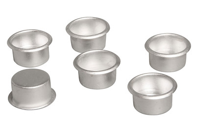 Image of Metall-Kerzenhalter 2.2 cm ø 6 Stück bei JUMBO