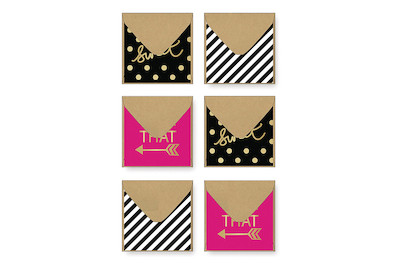 Image of Mini Umschläge Sweet 5x5 cm, 6 Stück bei JUMBO