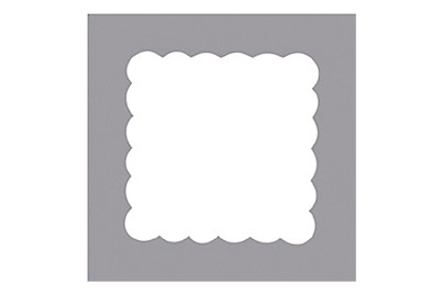Image of Motivstanzer: Quadrat m. Zierrand, 1,8x1,8cm, (1 ), SB-Blister 1Stück bei JUMBO