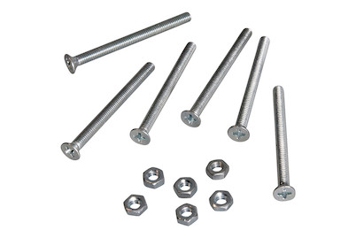 Image of Schrauben-Set inkl. Muttern 12tlg., 6xSchrauben,6xMuttern bei JUMBO