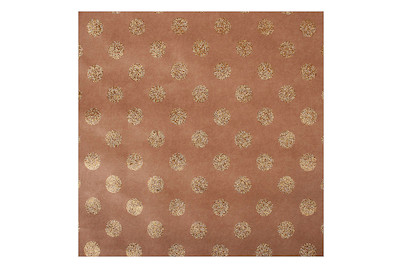 Image of Scrapbookingpapier Kraft -Punkte, 30,5x30,5cm, 180g/m2 bei JUMBO