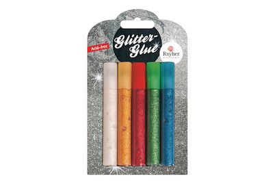 Image of Set Glitter-Glue Basic ultrafein 10 ml 5 Stück