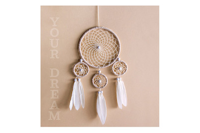 Image of BP: DIY Traumfänger, 17x33cm, beige/braun, SB-Btl 1Stück bei JUMBO