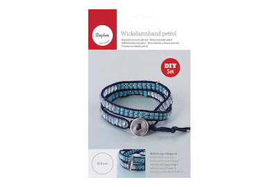 Image of BP: Wickelarmband petrol/blau, Set 1Stück bei JUMBO