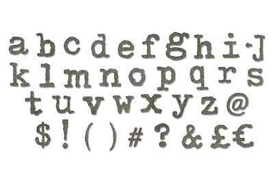 Image of Sizzix Bigz XL Alphabet Typo Lower T.Holtz bei JUMBO