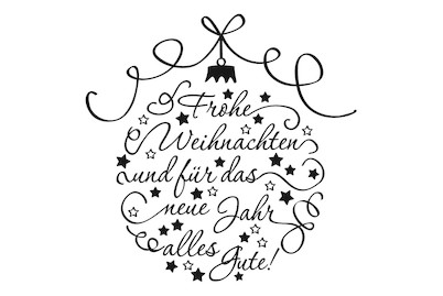 Image of Stempel Frohe Weihnachten 7x7 cm bei JUMBO