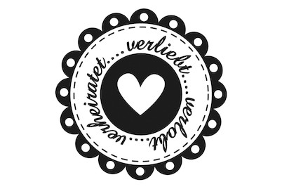Image of Stempel verliebt..verlobt... , 3cm ø bei JUMBO
