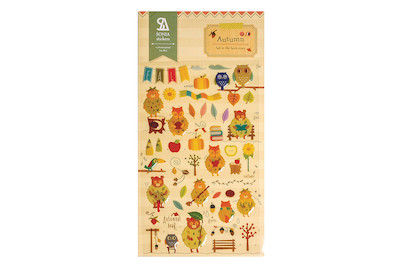 Image of Sticker Autumn, 15x9,2cm, Epoxy, SB-Btl 1Bogen bei JUMBO