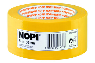 Image of Nopi Putzband, gelb, 33m x 50mm