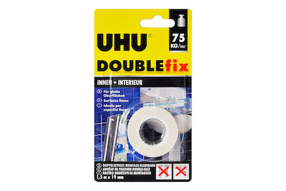 Image of UHU DOUBLEfix Innen 1,5 m x 19 mm bei JUMBO
