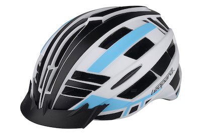 Image of Leopard Velohelm Street 53-55cm, schwarz-grau bei JUMBO