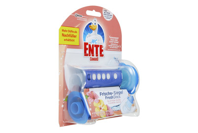 Image of WC-Ente WC-Erfrischer Fresh Discs Gel Exotische Blüte bei JUMBO