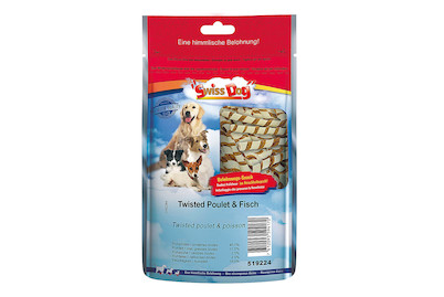 Image of SwissDog Twisted Poulet und Fisch 80G bei JUMBO