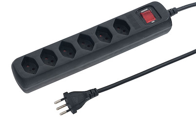 Image of Steckdosenleiste Power Easy 6xT13 mit Breaker Switch bei JUMBO
