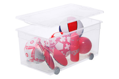 Image of Rotho Deckel für Clear Box mit Rollen 63 l bei JUMBO