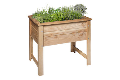 Image of Minihochbeet für Balkon oder Terrasse (90x60x82cm), Holz Natur bei JUMBO