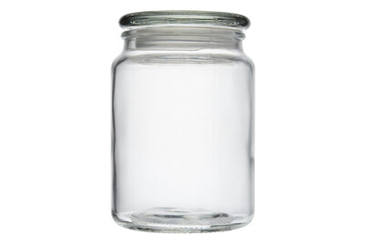 Image of Vorratsglas mit Glasdeckel, 10cm ø, 14,5cm, 900ml, Öffnung ø7,5cm bei JUMBO