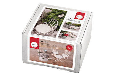 Image of Mini-Gardening Set- Dreams, 9-teilig, weiss, Karton bei JUMBO
