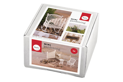 Image of Mini-Gardening Set- Summertime, 7-teilig, weiss, Karton bei JUMBO