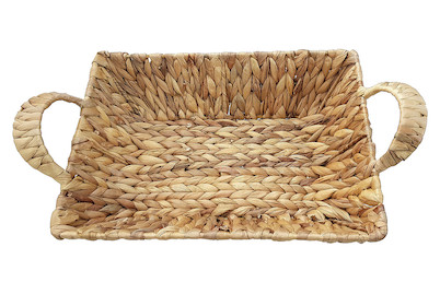 Image of Tablett 47x27x9cm Wasserhyazinthe bei JUMBO