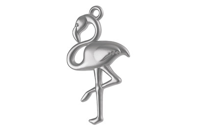 Image of Metall-Anhänger Papagei, 35mm, Öse 1mm ø, SB-Btl 1Stück bei JUMBO