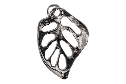Image of Metall-Anhänger Monstera Blatt, 25mm, Öse 3mm ø, SB-Btl 1Stück bei JUMBO