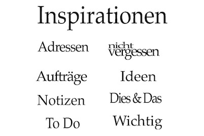 Image of Clear Stamp Allgemein, 96,5x91x3,2mm bei JUMBO