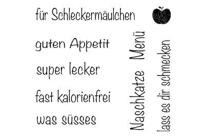 Image of Clear Stamp Schleckermäulchen , 96,5x91x3,2mm bei JUMBO