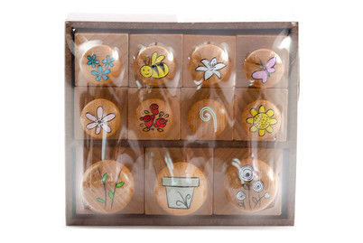 Image of Holz-Stempelset 11St Garten bei JUMBO