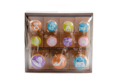 Image of Holz-Stempelset 11St Shoppen bei JUMBO