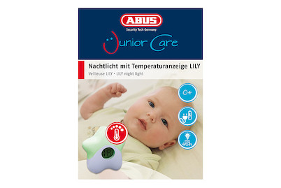Image of Abus Nachtlicht mit Temperaturanzeige Lily bei JUMBO