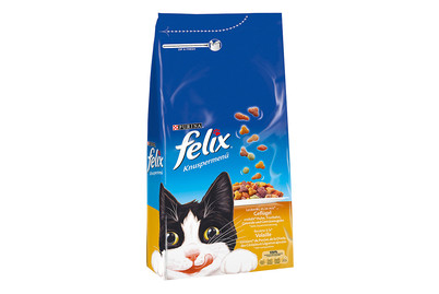 Image of Felix Trocken-Katzenfutter Knuspermenü Geflügel bei JUMBO