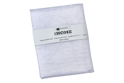 Image of My Home Organza Dekostoff weiss bei JUMBO