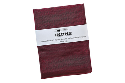 Image of My Home Organza Dekostoff bordeaux bei JUMBO