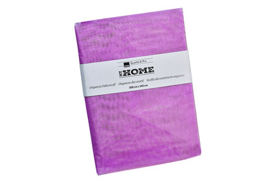 Image of My Home Organza Dekostoff lila bei JUMBO