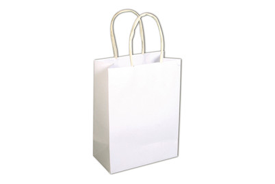 Image of Papier-Tasche mit Henkel, FSC 100%, 14x10,5x5,5cm