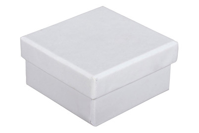 Image of Pappmaché-Boxen-Set, FSC Rec. 100%, 6x6x3cm, quadratisch, SB-Btl 4Stück